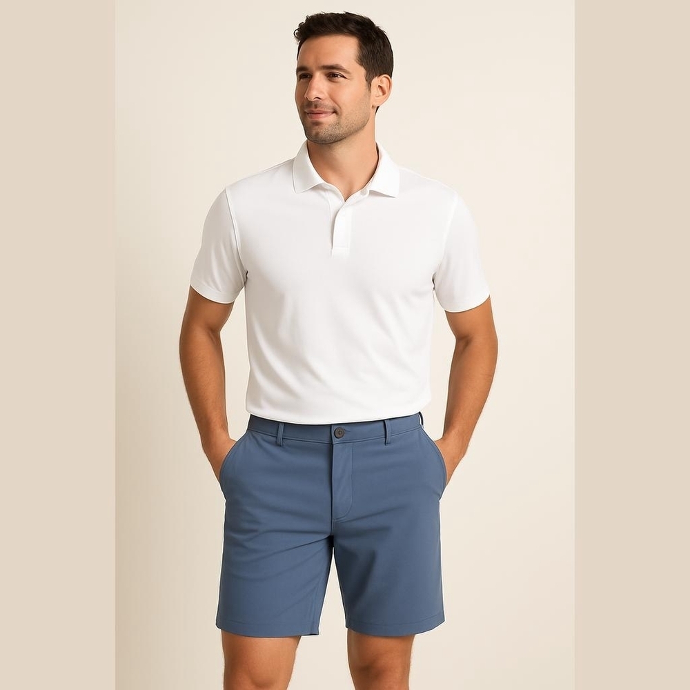 Pennington & Bailes Golf Shorts in Blue Size 34